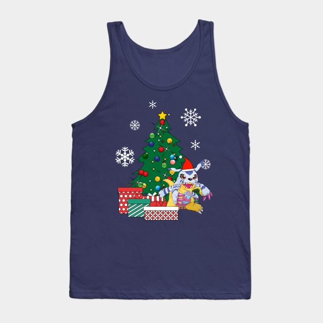 Gabumon Around The Christmas Tree Tank Top by Nova5